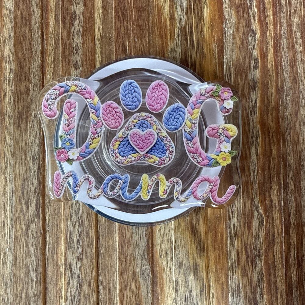 Magnetic Dog Mama Pop Up Phone Grip